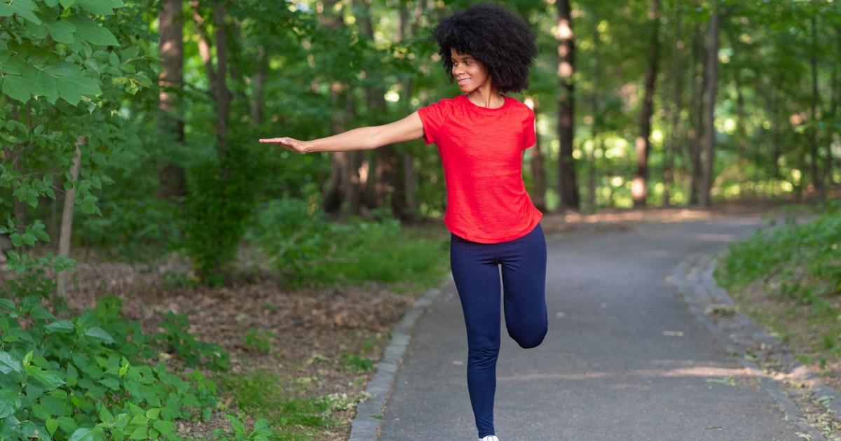 This is how long you should be able to stand on one leg, according to your age