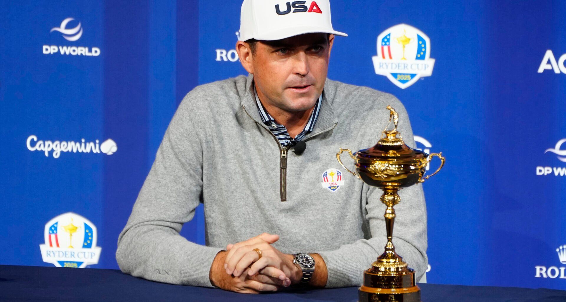 Padraig Harrington says whether Keegan Bradley can be Team USA's playing captain as he sends warning to Team Europe