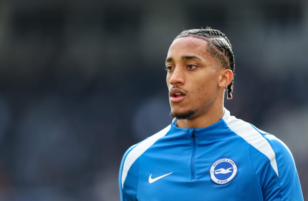 Joao Pedro warms up ahead of Newcastle United v Brighton & Hove Albion - Emirates FA Cup Fifth Round