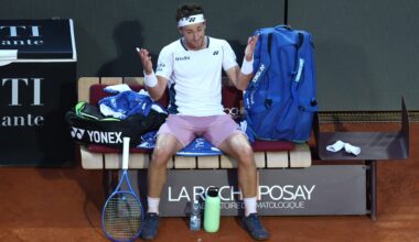 Andy Roddick reacts to Casper Ruud's decision to withdraw from Wimbledon this year
