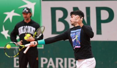 What Carlos Alcaraz and Juan Carlos Ferrero were spotted doing in training by Marion Bartoli recently in Rome