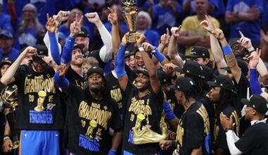 Thunder win first NBA title since relocating to OKC, hold off Pacers in Game 7