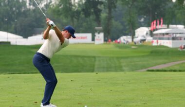Player opens up on 'chaotic' front nine on day three at the Rocket Classic after equalling PGA Tour record