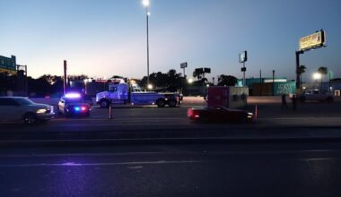 Overturned trailer blocks eastbound Loop 410 lanes near I-10 interchange on Northwest Side