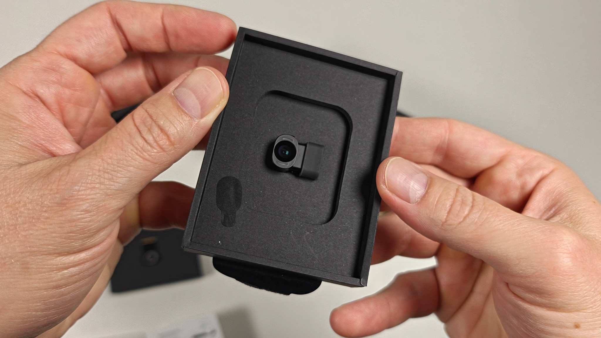 The Xreal Eye camera in its box