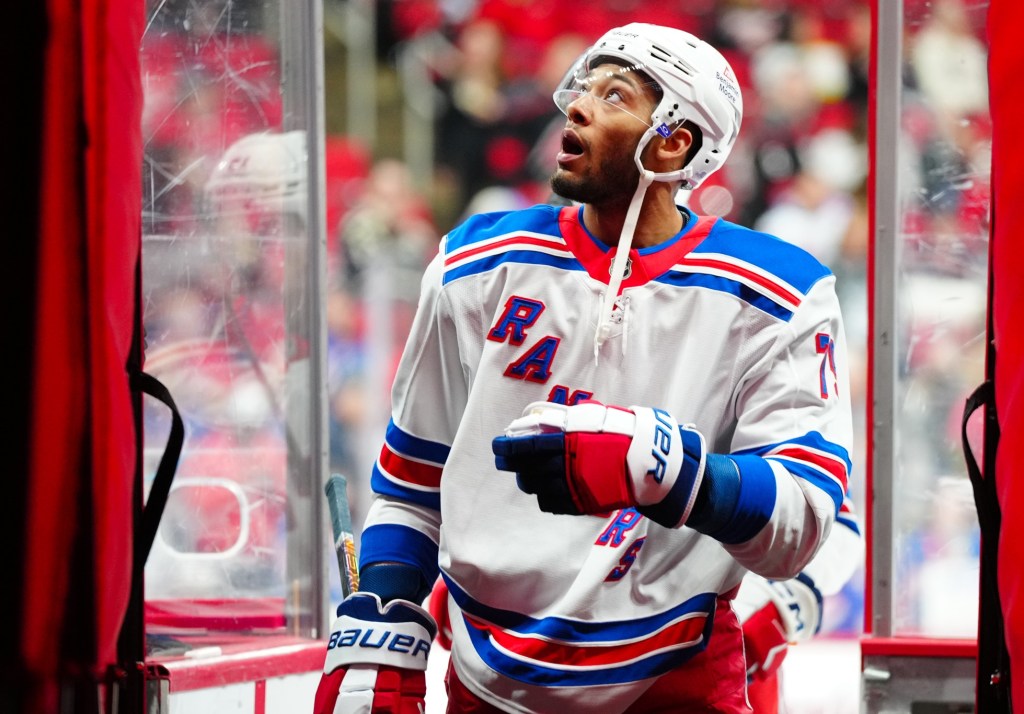 K'Andre Miller, who the Rangers could use as a trade piece, Miller is eligible to receive an offer sheet when the free agency window opens Tuesday.