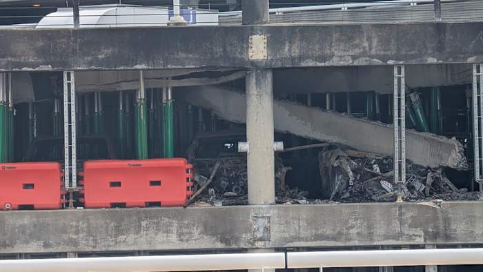 BMW believed to have sparked devastating fire removed from JAX hourly garage