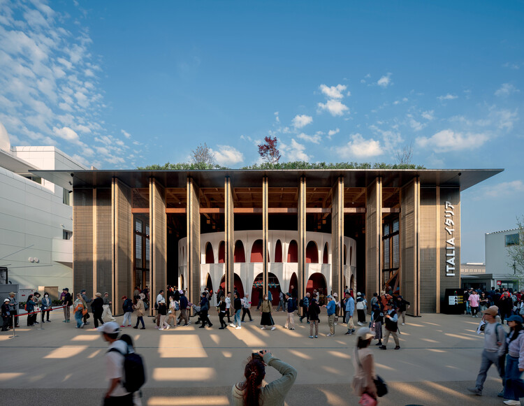 The Italian Pavilion Expo 2025 Osaka / Mario Cucinella Architects + Yoshiki Matsuda Architects - Exterior Photography, Concrete
