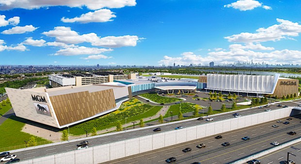 MGM's rendering of a new exterior at Empire City.