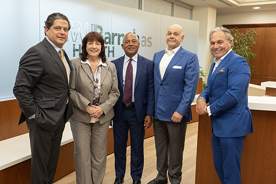 Mark Manigan with Trustees