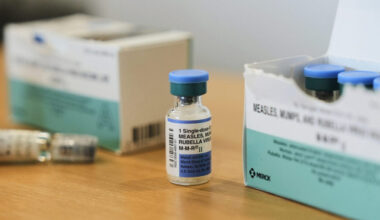 measles vaccine...