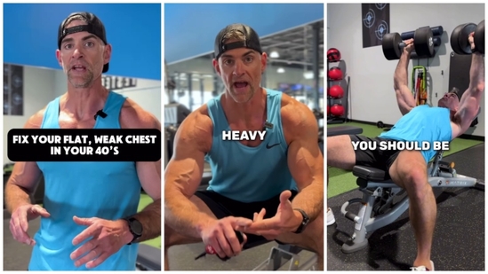 Combine these exercises shared by Nick Conaway to create a well-rounded chest workout routine. (Instagram/Nick Conaway)