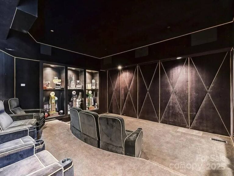 Movie Theater - NASCAR mansion