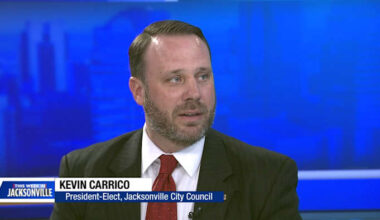 Incoming Council President Kevin Carrico outlines priorities for Jacksonville