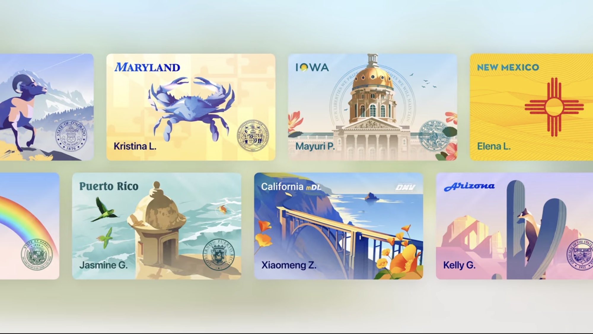 State IDs available through Apple Wallet