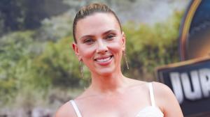 Scarlett Johansson at the "Jurassic World Rebirth" premiere