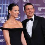 Katy Perry and Orlando Bloom at the tenth Breakthrough Prize ceremony held at the Academy Museum of Motion Pictures on April 13, 2024 in Los Angeles, California.