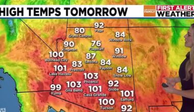 Phoenix sees rare June cooldown with highs in the 90s