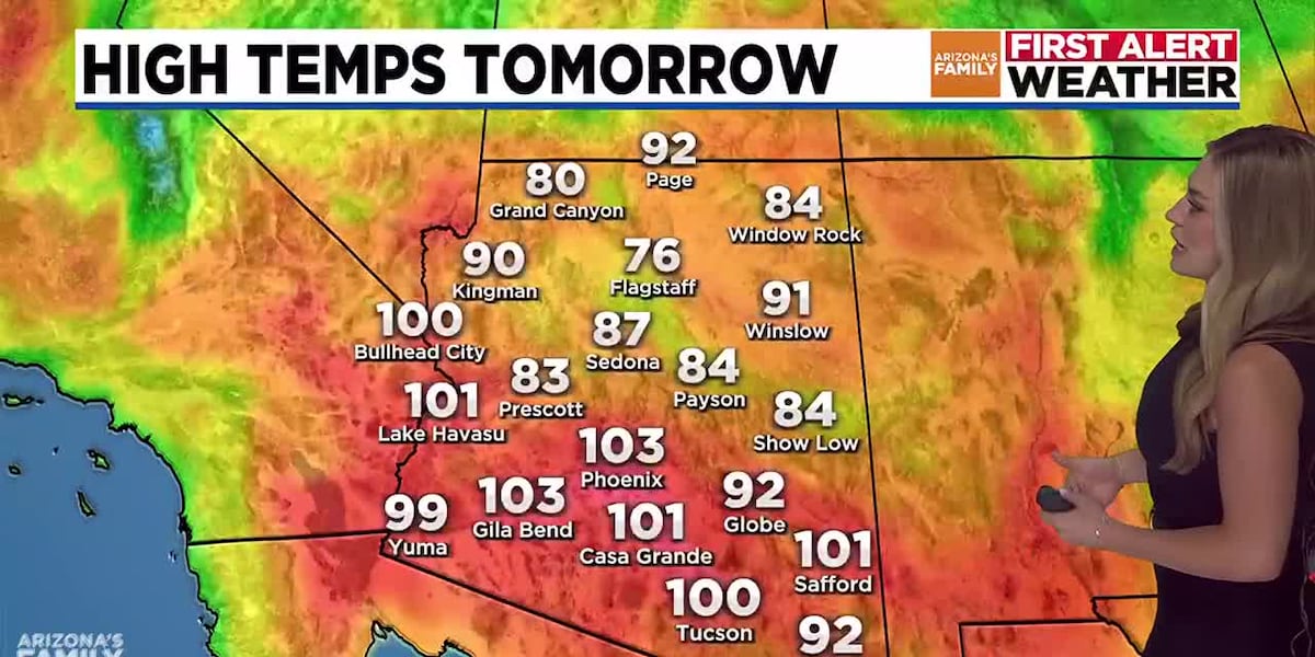 Phoenix sees rare June cooldown with highs in the 90s