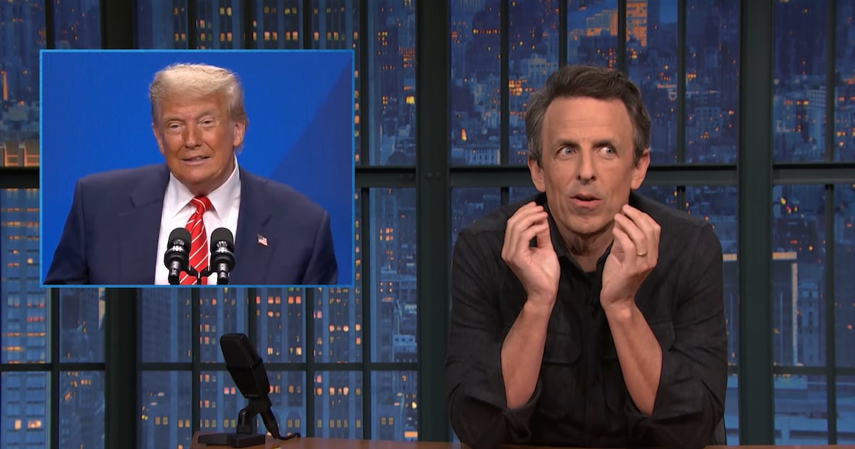 Donald Trump’s ‘Daddy’ Comments Have Shaken Seth Meyers to His Core