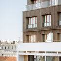 Garage Building into 63 Apartment Building / Atelier Tequi Architects - Exterior Photography, Balcony