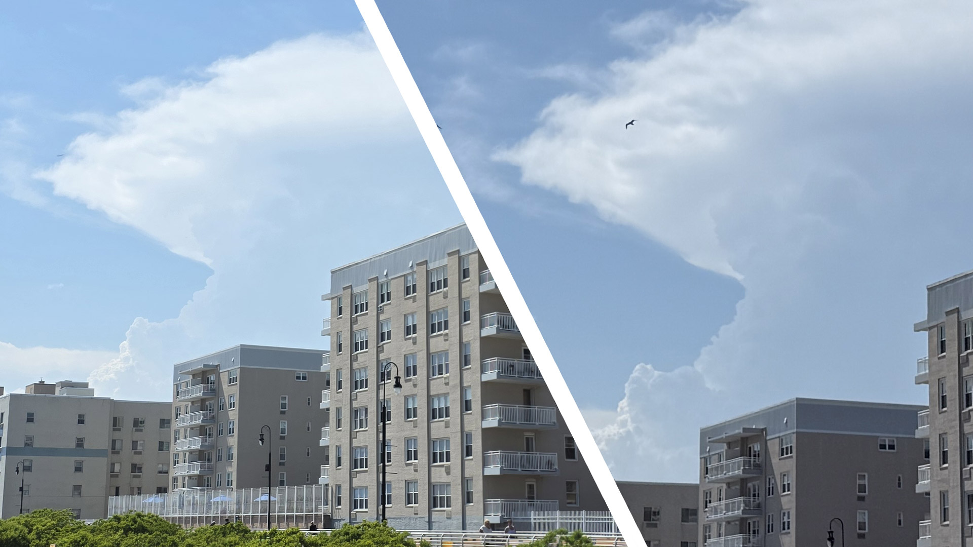 Samsung Galaxy S25 Ultra versus iPhone 16 Pro Max building detail