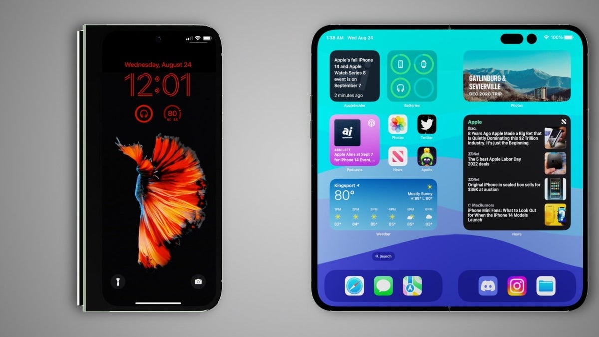 Prototype foldable iPhone screen specs leaked, falls behind Galaxy Z Fold 7