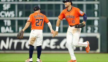 Pair of three-run homers carry Astros to fifth straight win in 7-4 victory over Cubs