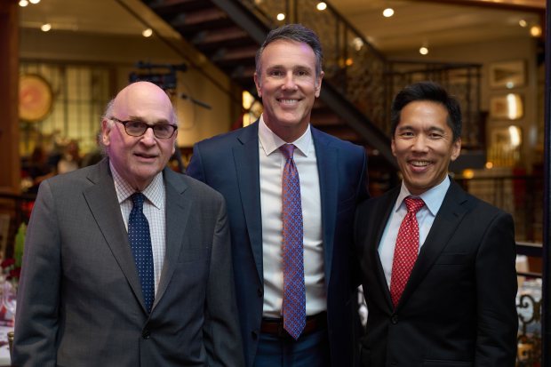 Paul Aisen, Carlo Cecchetto, and Beong-Soo Kim (John Reidy Photography)
