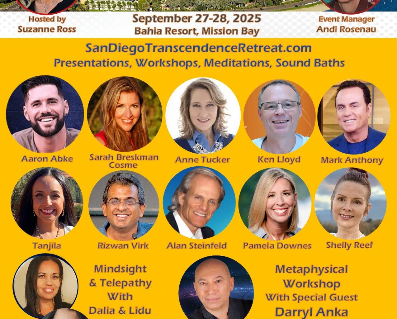 San Diego Transcendence Retreat - Sunday, September 28, 2025, 8 a.m. to 6 p.m.