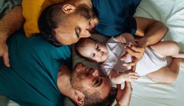 Gay couple adopted baby girl and enjoying the parenthood