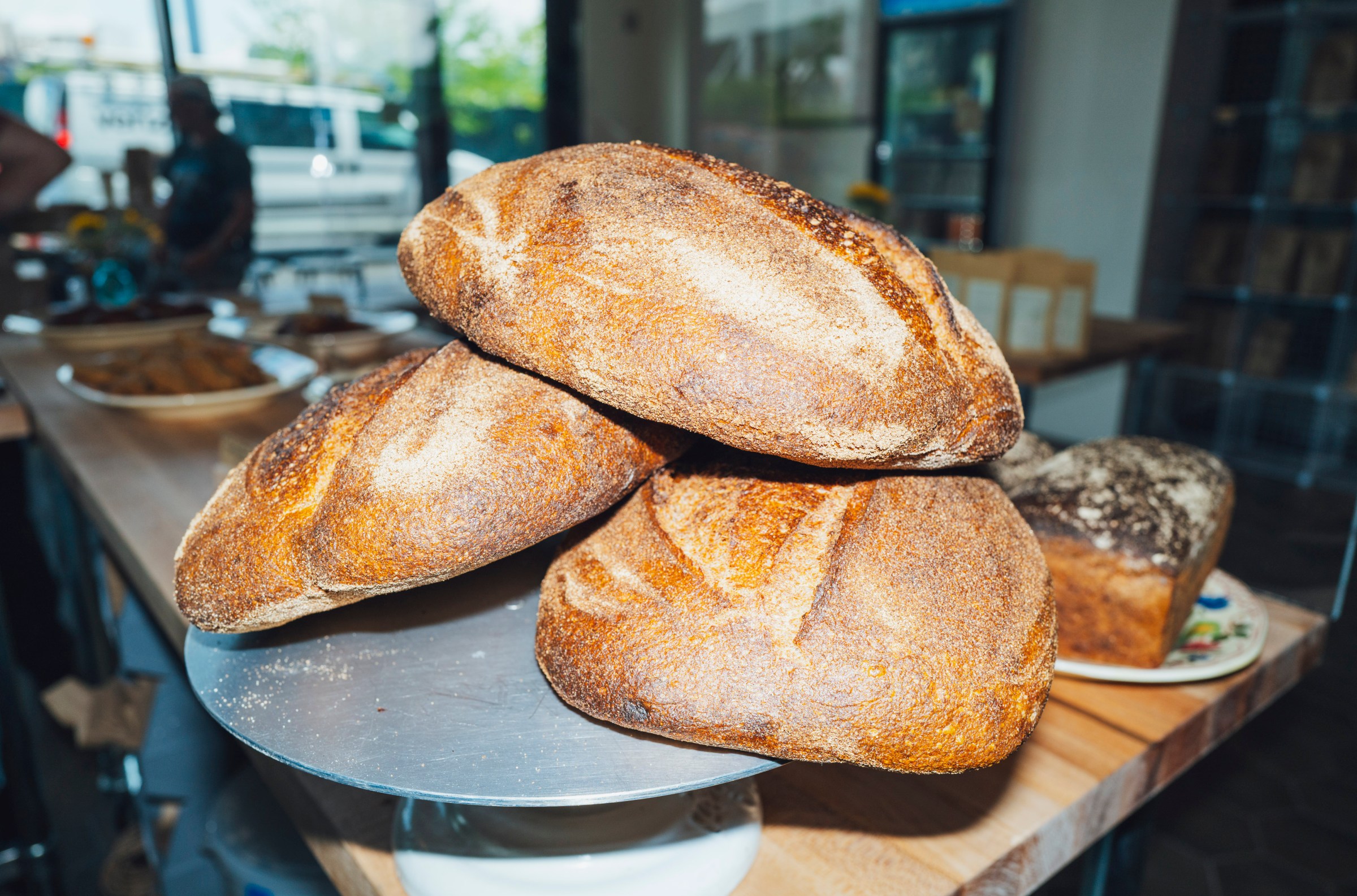 Three loaves of bread 