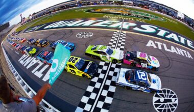 NASCAR driver Daniel Dye confronts Austin Hill in Atlanta (Video)