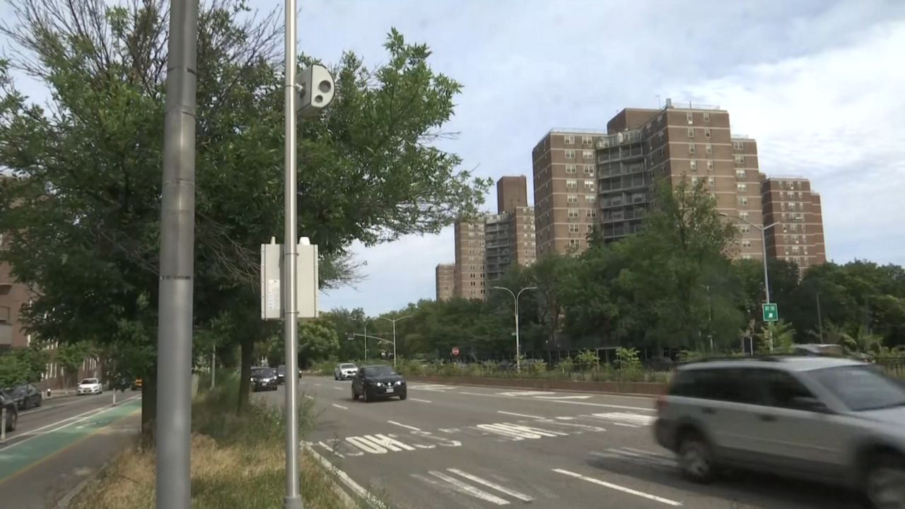 The city operates about 2,200 speed cameras across 750 school zones. (Spectrum News NY1)