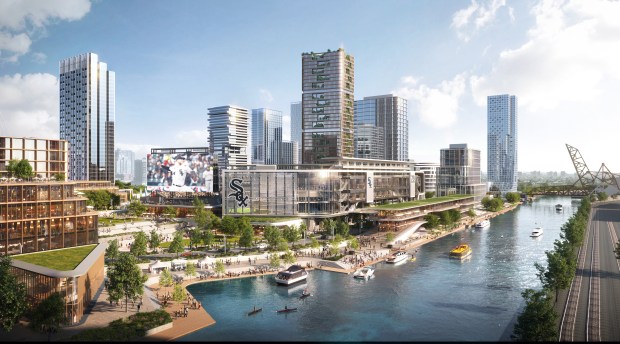 A conceptual rendering of The 78 neighborhood, including the potential...