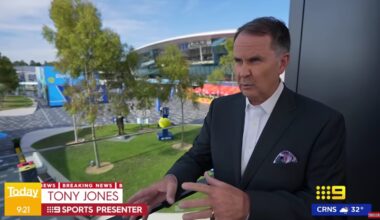 Channel Nine's Tony Jones won't be part of Wimbledon coverage