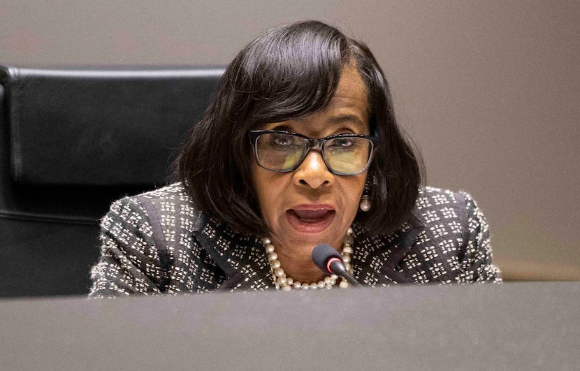 Dallas Deputy Mayor Pro Tem Carolyn King Arnold speaks about Dallas’ historic Tenth Street...