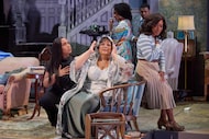 (L to R) Briana Hunter as Zoe, Adrienne Danrich as Ida and Brandie Inez Sutton as Young Ida...