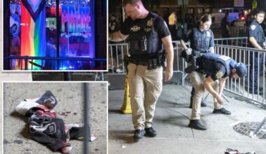 2 shot outside historic Stonewall Inn following NYC Pride March