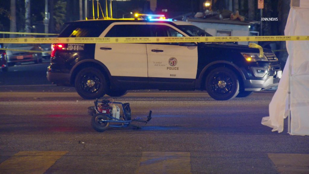 Man shot while riding bike in downtown LA