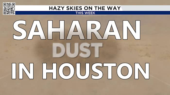 Rain chances decrease this week as Saharan dust marches into Houston