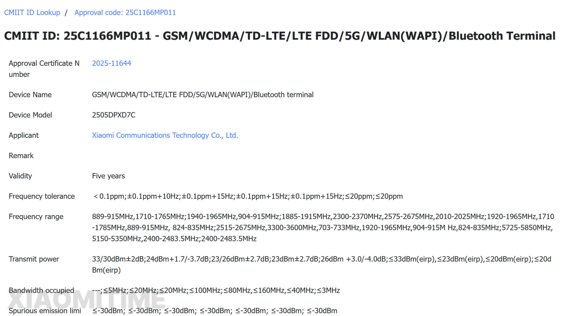 Mystery Xiaomi MIX phone gets certified 2 Xiaomi MIX Approval