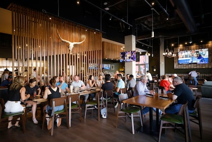Jaxon Texas Kitchen is the biggest of the new restaurants in Irving new Toyota Music Factory.