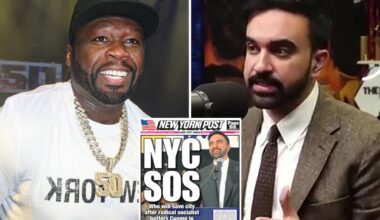 50 Cent offers to pay NYC mayoral candidate Zohran Mamdani $258K to get lost after socialist name-dropped Queens rapper