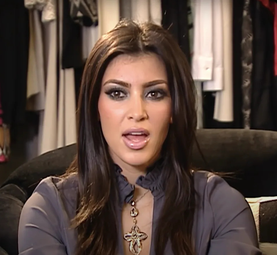 Closeup of Kim Kardashian