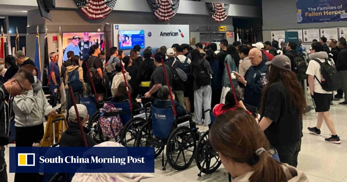 Dozens left stranded by Hong Kong’s Cathay after flight from New York cancelled