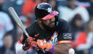 Giants keep getting plunked, lose again to Marlins
