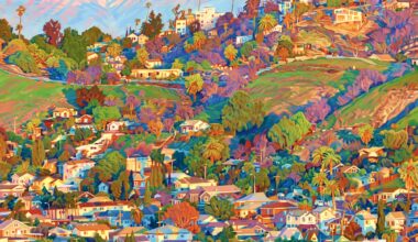 Seth Armstrong Sets the Hills of Los Angeles Aglow in Vibrant Oil Paintings — Colossal