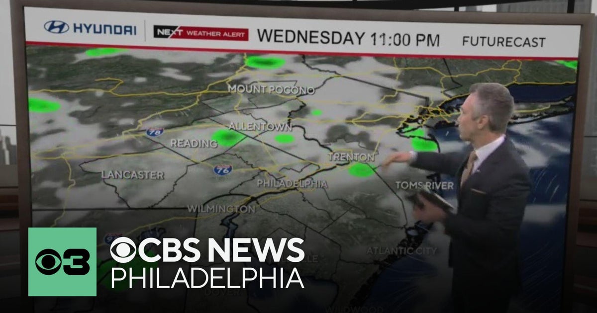Scattered storms Wednesday in Philadelphia region amid heat wave