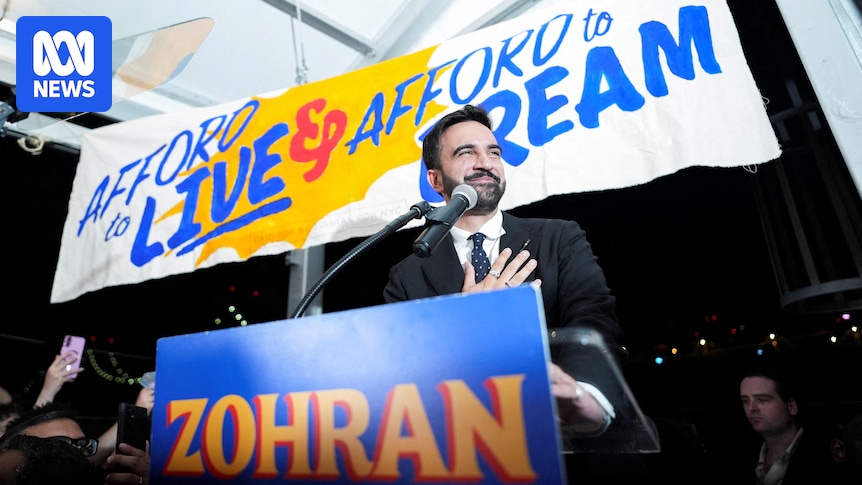 Zohran Mamdani defeats New York Democratic rivals and claims victory for party's progressives